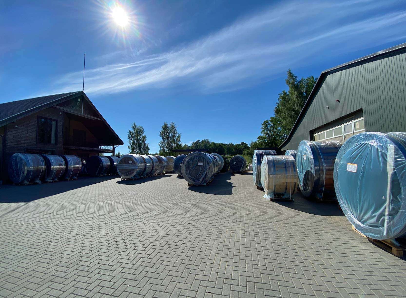 Atelier de fabrication des bains nordiques Le Bain du Nord