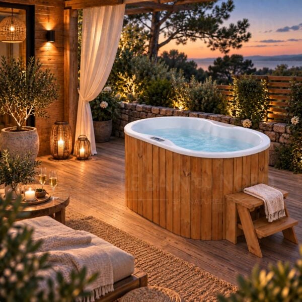 Bain nordique électrique Ofuro pour une à deux personnes