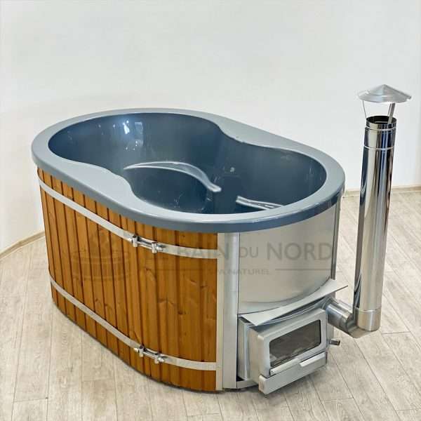 Bain Nordique Ofuro 1-2 personnes avec poêle interne – Image 6