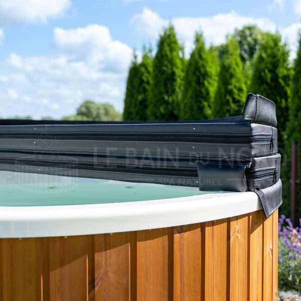 Bain Nordique rond de 200cm pour 5-6 personnes avec poêle intégré 16/9 – Image 8