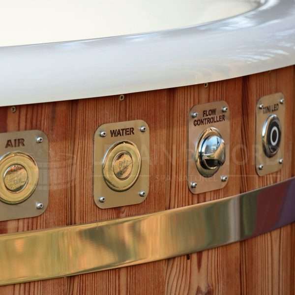Bain Nordique rond de 225cm pour 7-8 personnes avec poêle externe – Image 5
