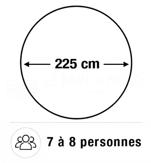 Ø 225 cm